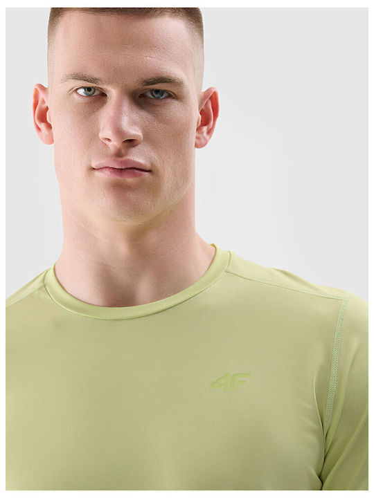 Functional Sportliches T-Shirt Grün