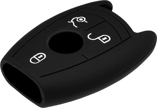 Techsuit Car Key Cover Case 1008.09 Mercedes Benz Gl350 Clk500 S400 Black