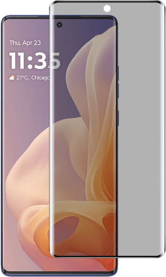 Imak Privacy Full Face Tempered Glass Μαύρο (Moto G85)