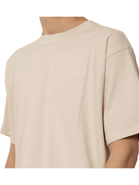 Red Tab Vintage T-shirt Beige