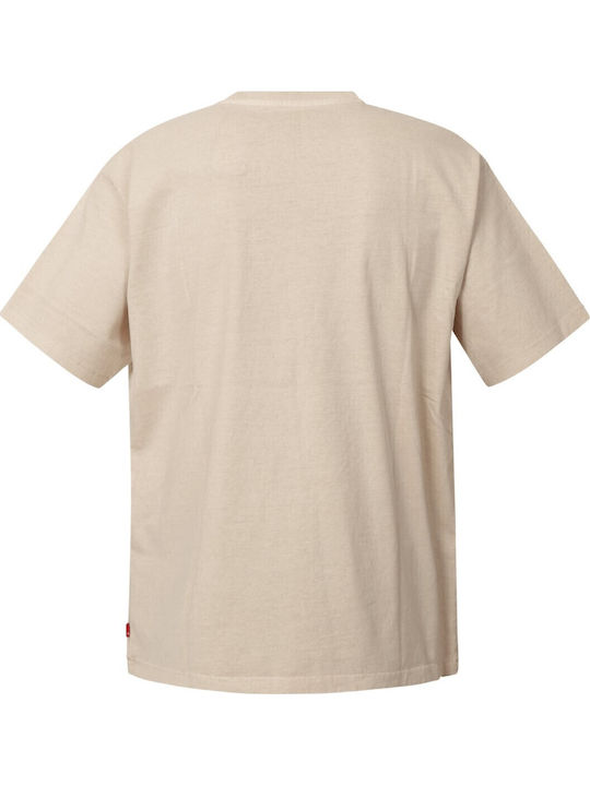 Red Tab Vintage T-shirt Beige