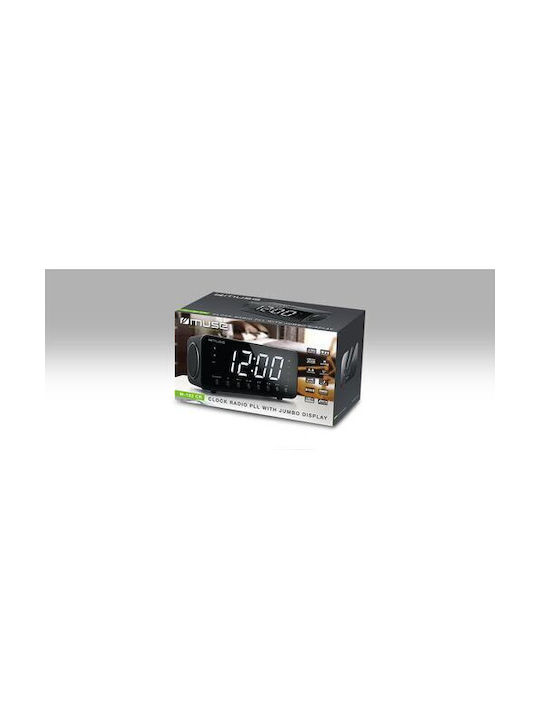 Muse M-192CR Επιτραπέζιο Ψηφιακό Ρολόι με Ξυπνητήρι & Ραδιόφωνο M-192CR