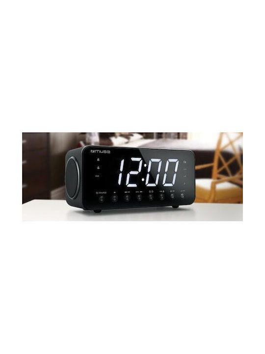 Muse M-192CR Επιτραπέζιο Ψηφιακό Ρολόι με Ξυπνητήρι & Ραδιόφωνο M-192CR