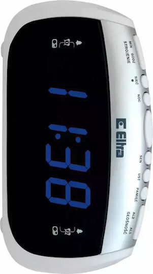 Eltra 312PLL Επιτραπέζιο Ψηφιακό Ρολόι με Ξυπνητήρι & Ραδιόφωνο White Eltra 312PLL Επιτραπέζιο Ψηφιακό Ρολόι με Ξυπνητήρι & Ραδιόφωνο White
