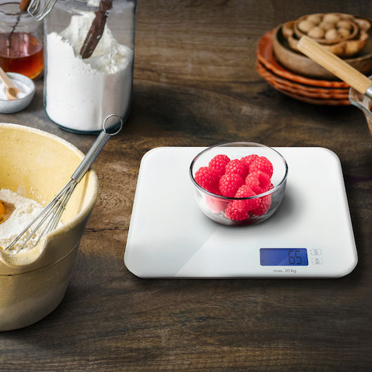 Caso Ψηφιακή Ζυγαριά Κουζίνας έως 20kg Λευκή