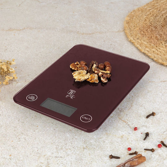 Berlinger Haus Ψηφιακή Ζυγαριά Κουζίνας έως 5kg Μπορντό