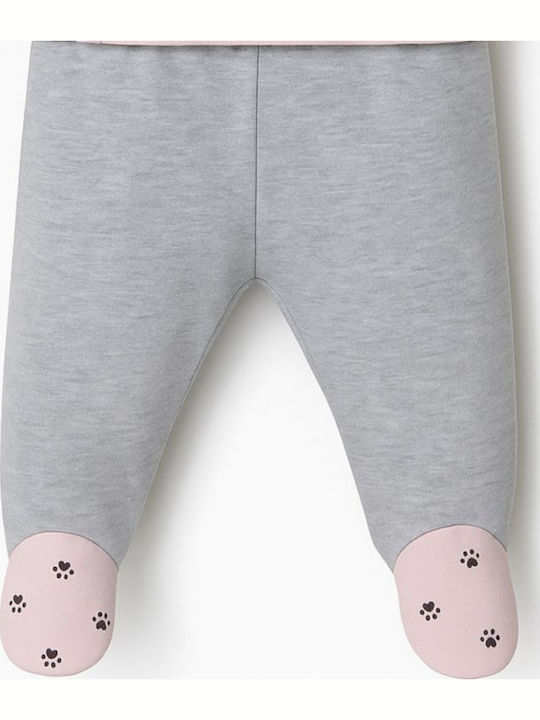 Beboulino Set Pentru Copii Cu Pantaloni Roz 2 Bucăți