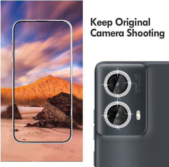 Kalebol Camera Protection Tempered Glass Silver for the Motorola Moto G85 5G