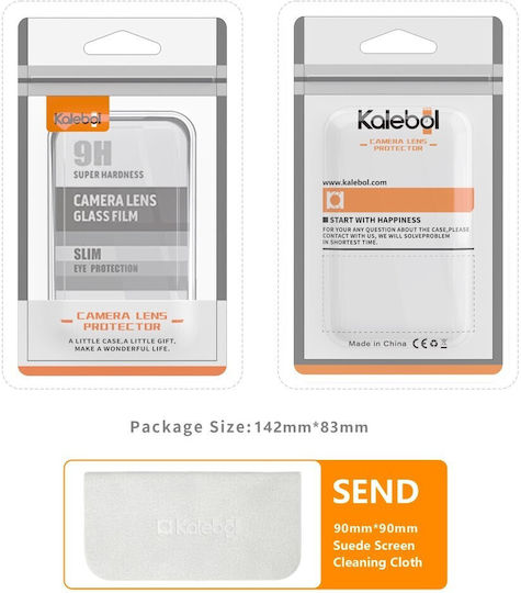 Kalebol Camera Protection Tempered Glass Silver for the Motorola Moto G85 5G