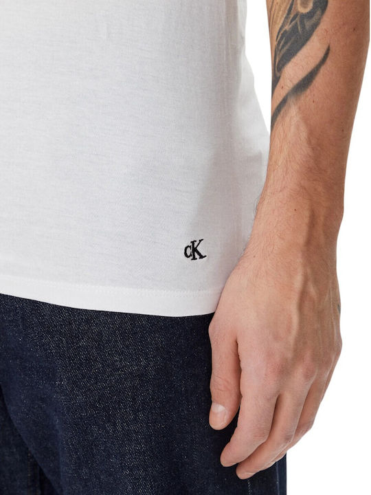 Ανδρικές Φανέλες Κοντομάνικες Λευκό 3Pack