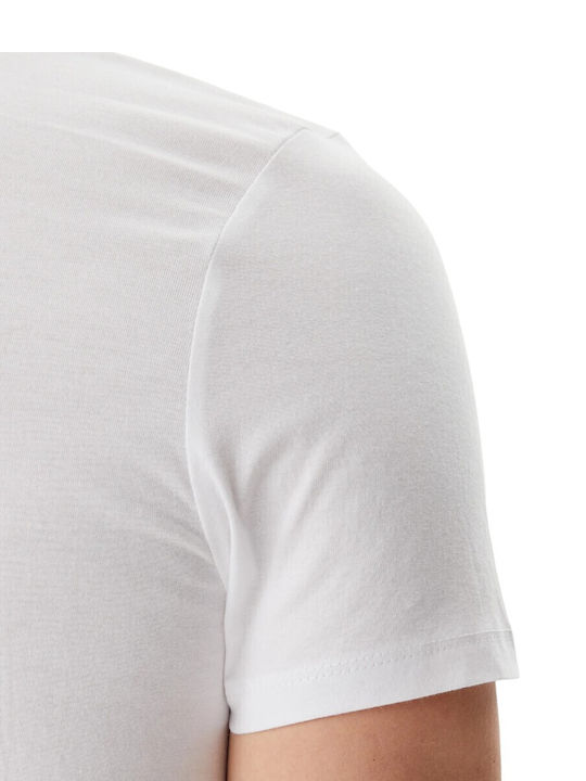 Ανδρικές Φανέλες Κοντομάνικες Λευκό 3Pack