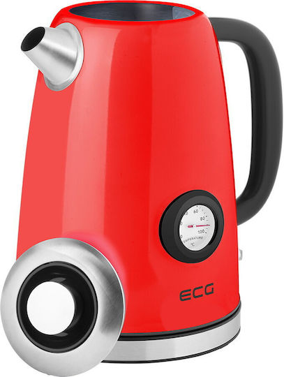 ECG Fierbător 1.7lt 2200W Roșu