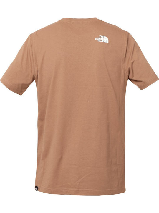 T-shirt Καφέ