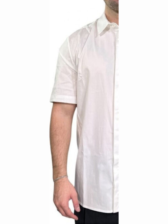 Cu mânecă scurtă Cămașă White
