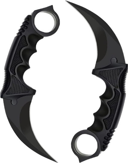 Карабит Survival Образователен Черен в Калъф 19cm