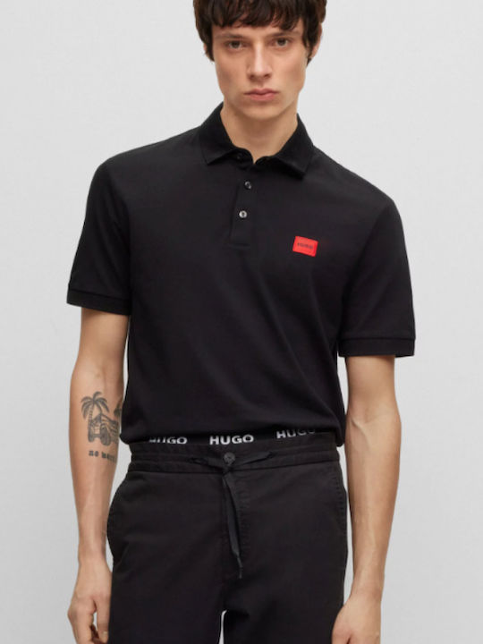 Dereso232 Polo T-Shirt Black