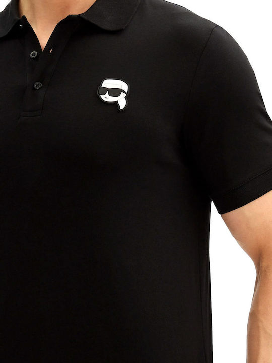 Polo Μπλούζα Κοντομάνικη Μαυρο