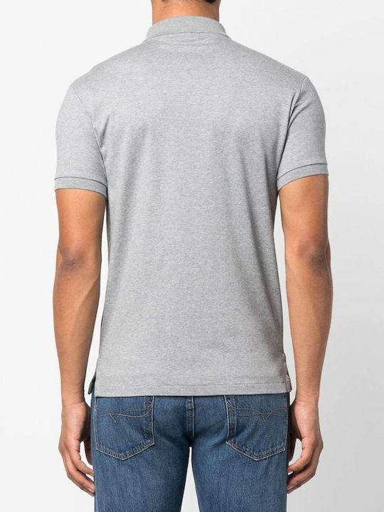 Polo Short Sleeve Blouse Steel Heather