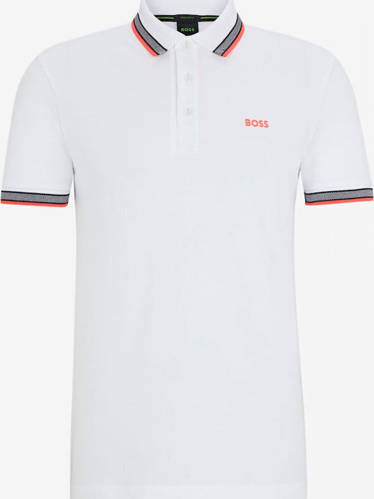 Paddy Polo Short Sleeve Blouse White