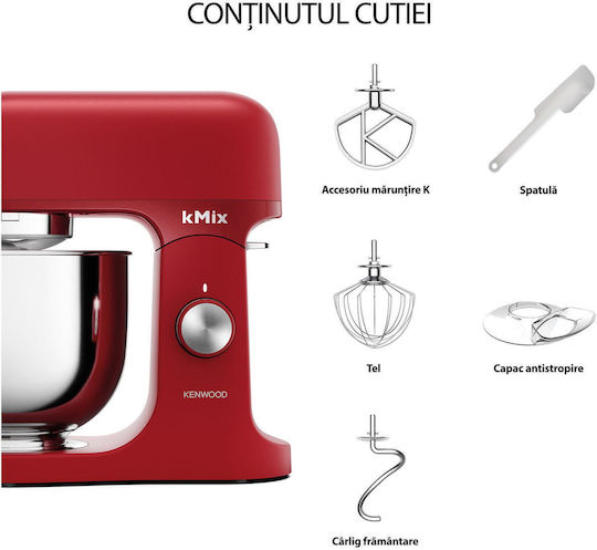 Kenwood Kmix Stand Mixer 1000W with Stainless Mixing Bowl 5lt