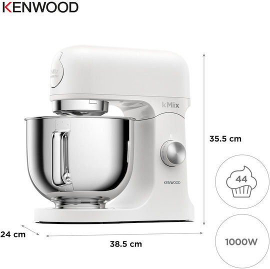 Kenwood Kmix Stand Mixer 1000W with Stainless Mixing Bowl 5lt