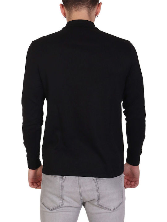 Polo Long Sleeve Blouse Black