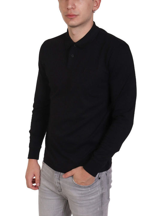 Polo Long Sleeve Blouse Black