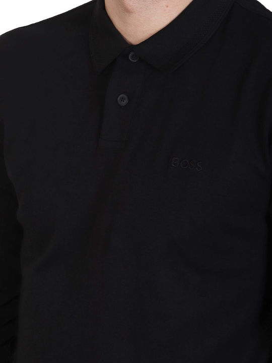 Polo Long Sleeve Blouse Black