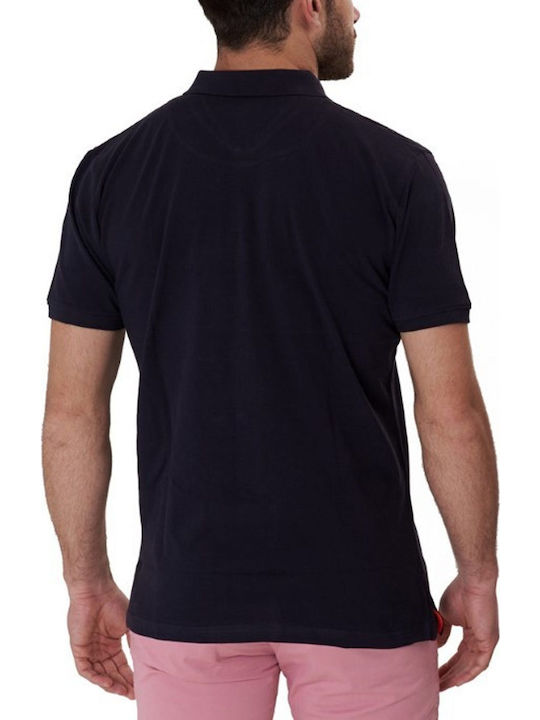 Polo Short Sleeve Blouse Navy Blue