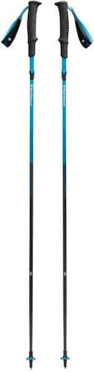 Black Diamond Distance Compact Trekking Poles Carbon Fiber Pair Gray