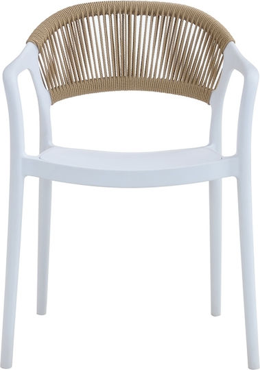 Chair Bery White 57x54x56cm