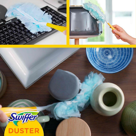 Swiffer Duster Feather Duster with Handle & Refills 5 Pieces