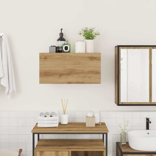 vidaXL Bathroom Cabinet L60xW25xH30cm Oak