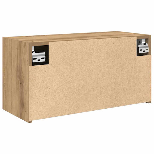 vidaXL Bathroom Cabinet L60xW25xH30cm Oak