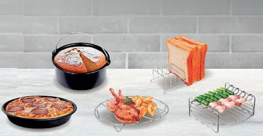 Sogo Air Fryer Accessories Set 5 Pieces for Fryers Over 4L Acc-ss-17320 Edenberg
