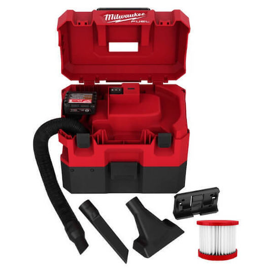 Milwaukee M12 Fuel FVCL-0 Rechargeable Handheld Vacuum 18V without Battery and Charger Red