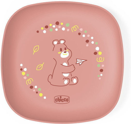 Chicco Set de mâncare pentru copii Roz 2buc