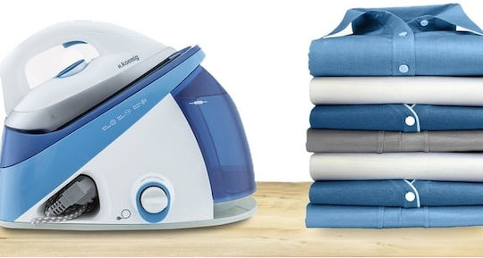 HKoenig Steam Ironing Station 5bar with 1.1lt Container
