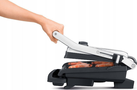 Sage Sage Adjusta Grill Tabletop Electric Grill Grate 2200W Inox with Lid