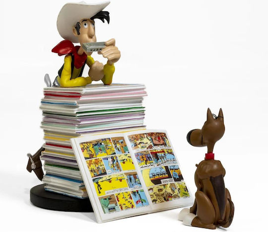 Lucky Luke Pile Comics Statue