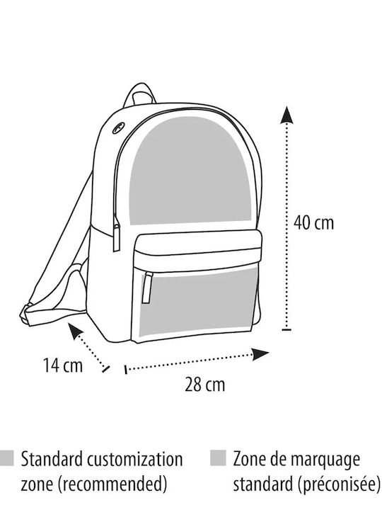 Sol's Rider Armee Schulranzen Rucksack Junior High-High School Braun 16Liter
