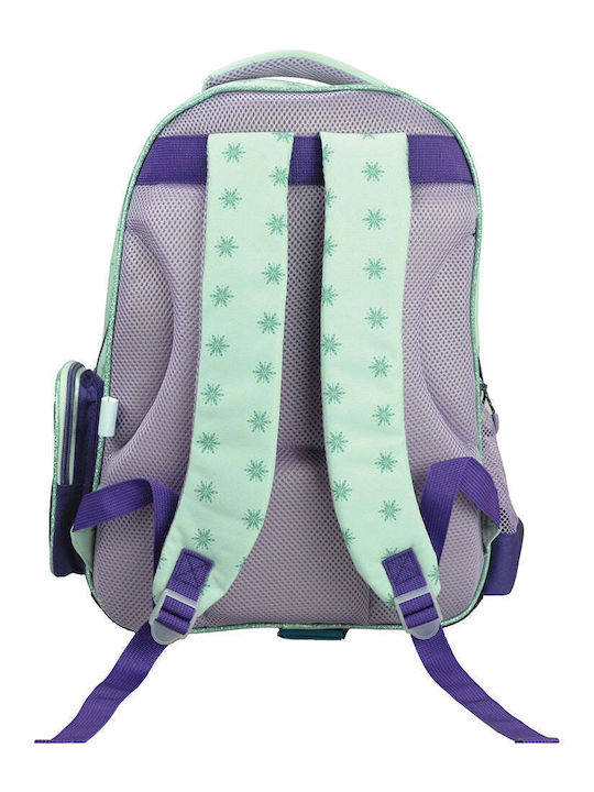 Gim Frozen School Backpack for Elementary with Water Bottle Holder Multicolour 30L 30 x 15 x 42cm