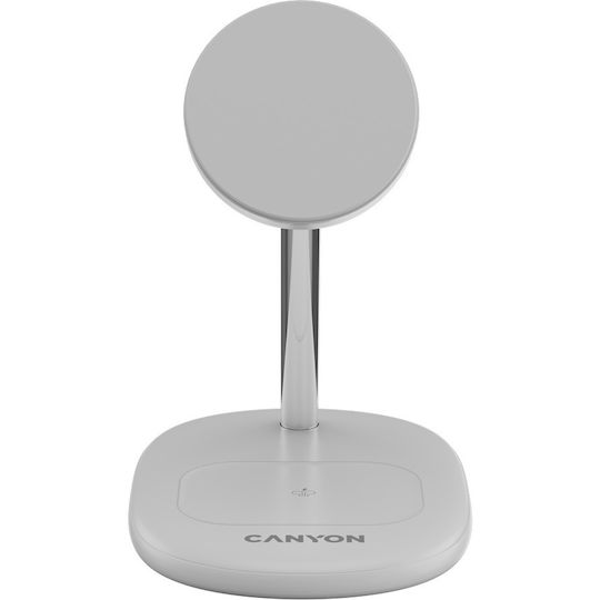 Canyon Ασύρματος Φορτιστής (Qi Pad) 15W Λευκός (CNS-WCS205WW/A)