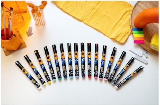 BIC Pastel Set Markers Multicolored Permanent Repair for Wood, Fabric, Porcelain and Glass 8pcs