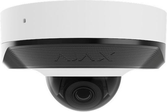 Ajax Systems DomeCam Mini IP Κάμερα Παρακολούθησης Full HD+ 5MP Αδιάβροχη με Μικρόφωνο και Φακό 2.8mm