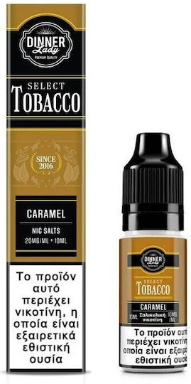Dinner Lady Έτοιμο Υγρό Αναπλήρωσης Select Tobacco με Καπνική / Γλυκιά / Ξηροί Καρποί Γεύση 20mg 10ml