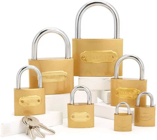 Stelar Steel Brass Padlock with Key 63mm