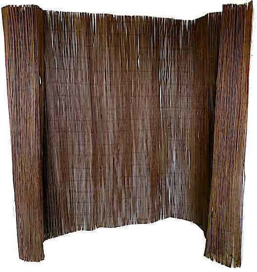 Showood Massif Bamboo Fencing from Willow with Whole Wood 2x2m