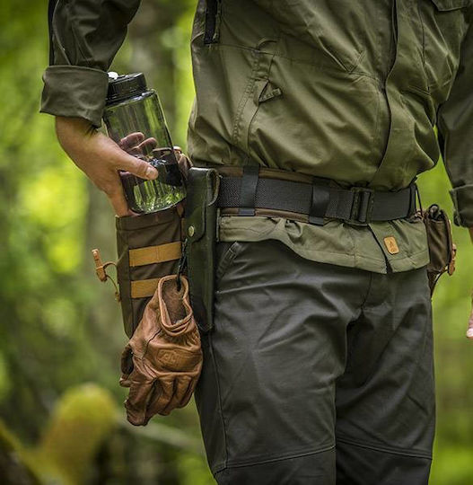 Helikon Tex Water Canteen Pouch Военен Хидратор от Cordura Earth Brown 1лт