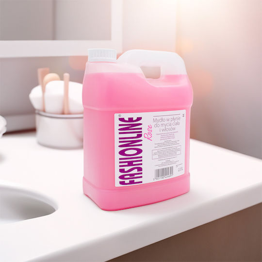 Fashionline Fashionline Liquid Soap Hair Body Floral Commercial Hand Cleaner 5lt